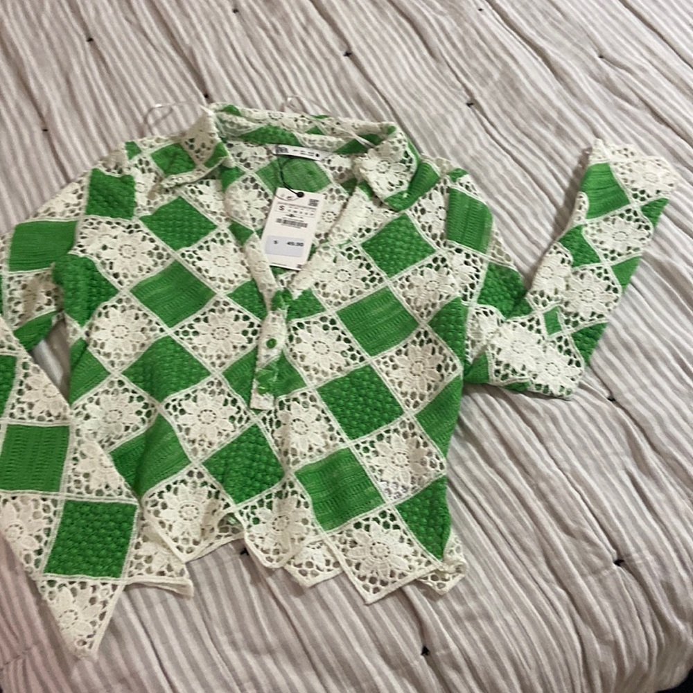 Zara crotchet top